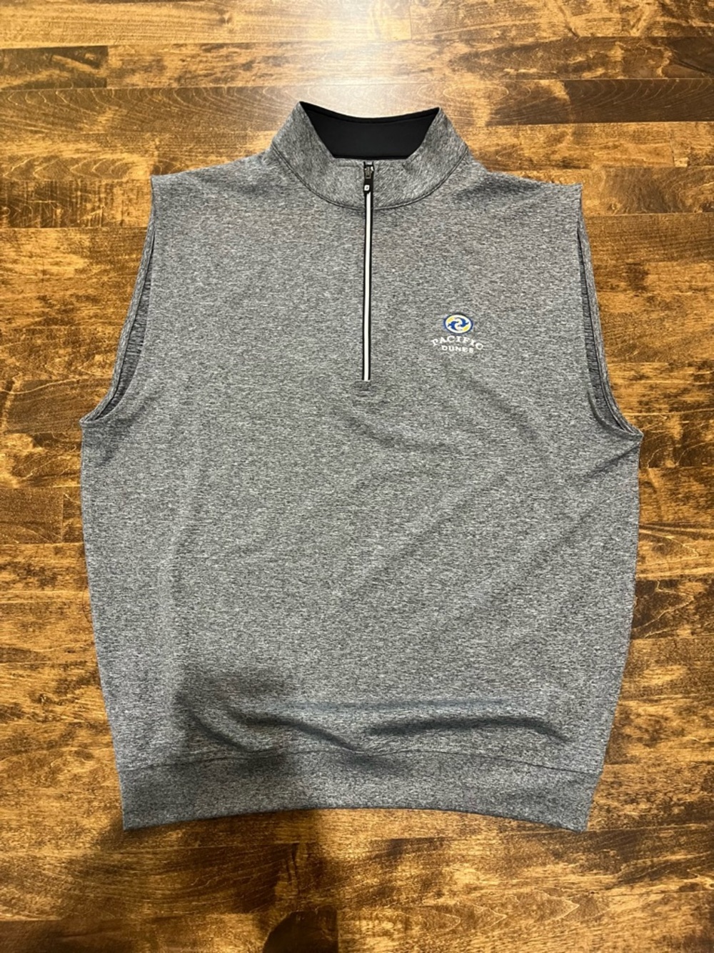 FootJoy Gray Sleeveless Quarter-Zip Golf Vest